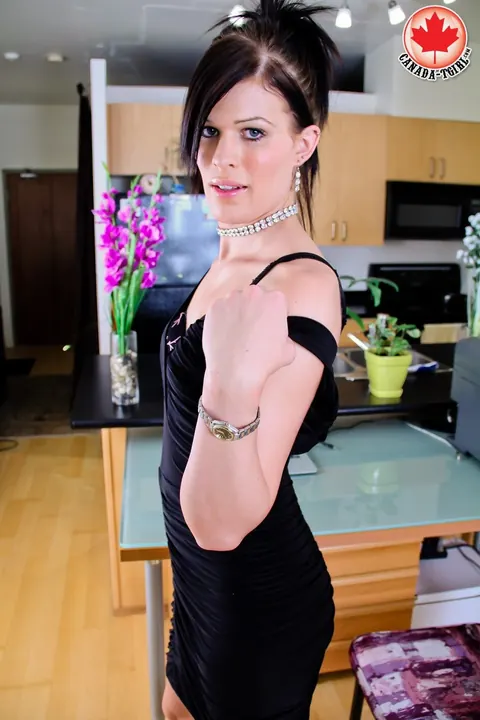 Canadian Trans Woman Undresses Fully Nude for Camera – photo 3 of 16