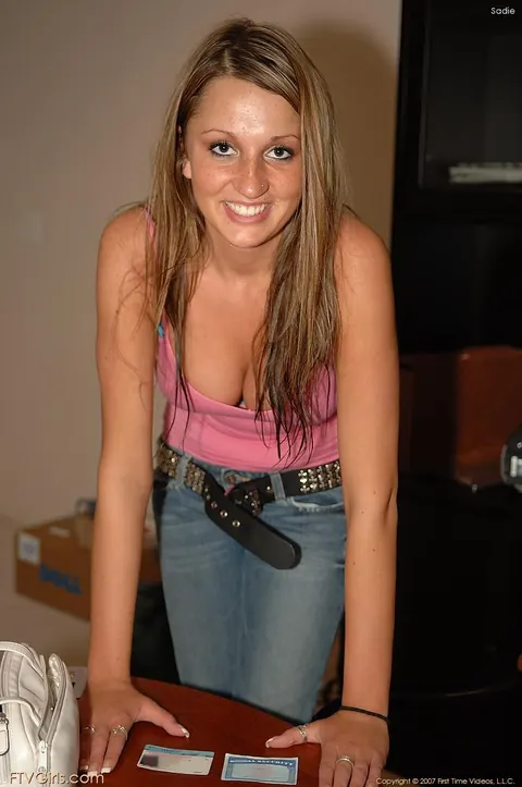 Slim Woman Squeezes Her Big Natural Tits and Spreads Her Pussy – photo 21 of 21