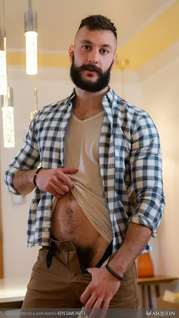 Man Strokes His Cock During Anal Masturbation
