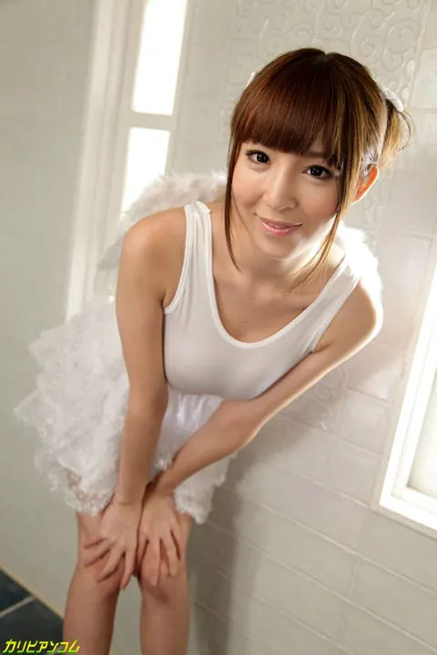 Runa Hanekawa: Petite Asian Brunette with Big Tits Shows Her Hairy Pussy – photo 4 of 20