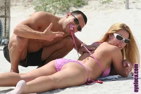 Summer Alessandro: Outdoors, a Latina Redhead in a Bikini and Glasses Fucks Her Guy – photo 10 of 17