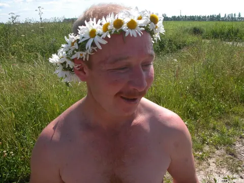 Redhead BBW Fucks and Sucks Outdoors in a Skirt – photo 16 of 16