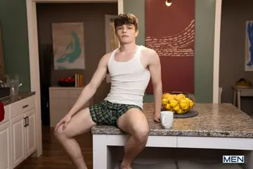 Two Men Strip Naked, Kiss and Fuck