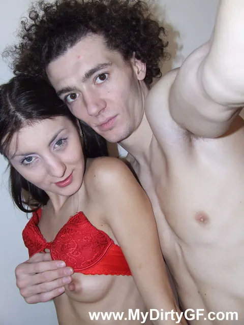 Skinny European Brunette Takes Her Partner's Hairy Cock Deep – photo 4 of 21