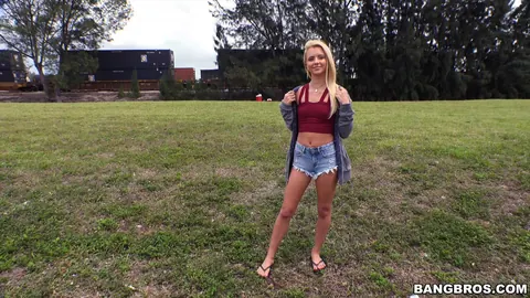 Riley Star: Blonde Strips in a Van and Takes Cum in Mouth – photo 2 of 21