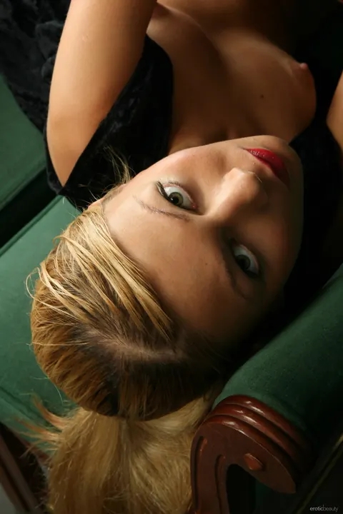 Blonde in Pigtails Strips Out of Her Skirt – photo 7 of 21