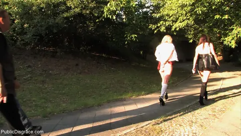 Uma Masome: Slim German Brunette Bound and Fucked Anally in Public – photo 21 of 21