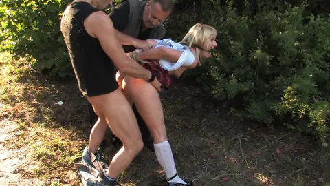 Uma Masome: Slim German Brunette Bound and Fucked Anally in Public – photo 14 of 21