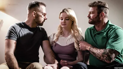 Eliza Eves: Blonde Takes Double Penetration in a Threesome and Gets a Cumshot – photo 3 of 15