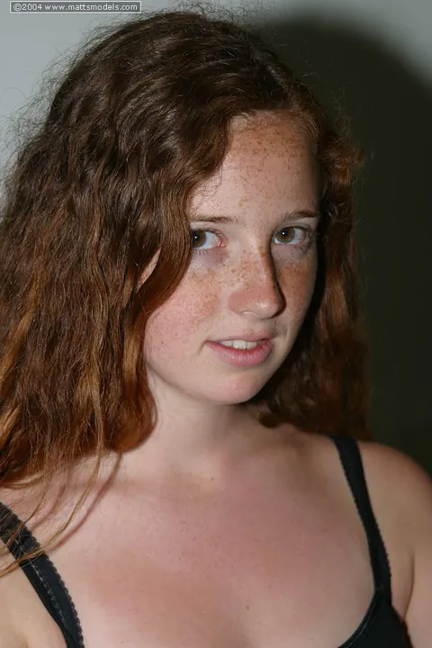 Redhead in Lingerie Pulls Panties Aside to Spread Her Hairy Pussy – photo 1 of 16