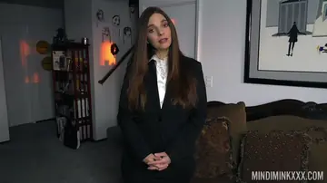 Busty Mature Brunette Toys Her Pussy in Stockings and Skirt