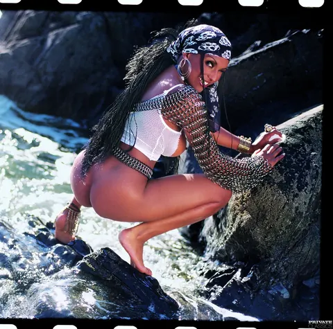 Busty Thick Woman in a Pirate Costume and Bikini Has Group Sex Outdoors – photo 3 of 12