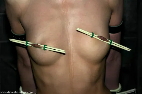 Kelly Wells: Blonde MILF with Natural Tits Endures Bondage and Spreads Her Shaved Pussy – photo 5 of 20
