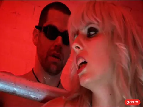 Claudia Rossi: Busty Blonde and Small-Titted Brunette Share a Man in Latex Threesome – photo 15 of 17