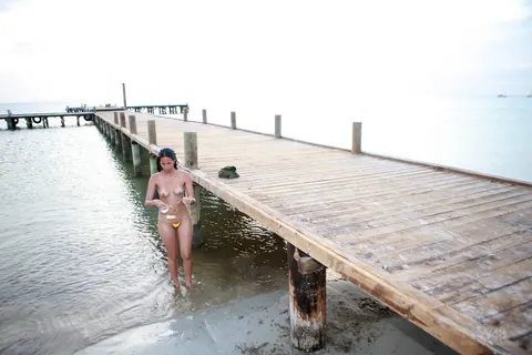 Ruth Medina: Slim Latina PAWG Poses Nude and Spreads on the Beach – photo 21 of 21