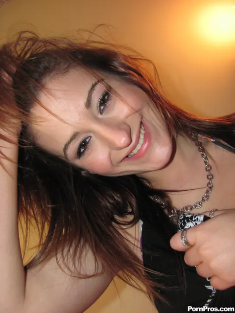 Michelle Myers: Brunette with Big Natural Tits and a Tattoo Poses in a Bikini – photo 10 of 18
