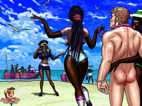 Athletic African Trans Woman Kisses and Fucks Her Partner – photo 14 of 14