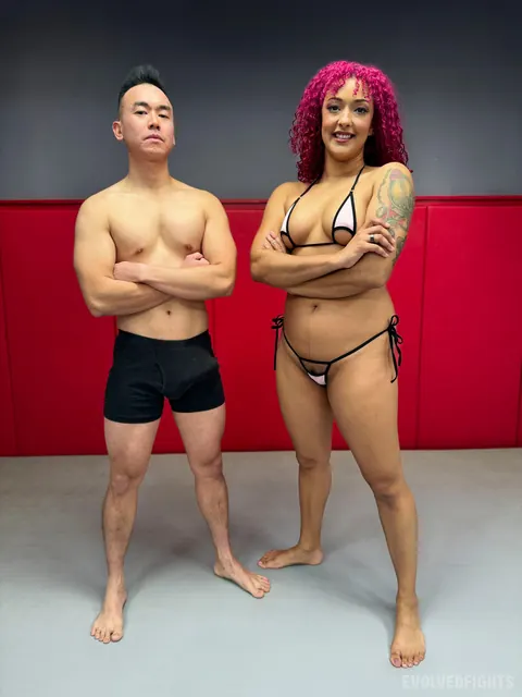 Daisy Ducati: Tall Ebony Redhead Wrestles and Fucks Her Partner – photo 3 of 21