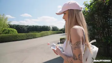 Blonde PAWG Poses Showing Off Her Big Ass