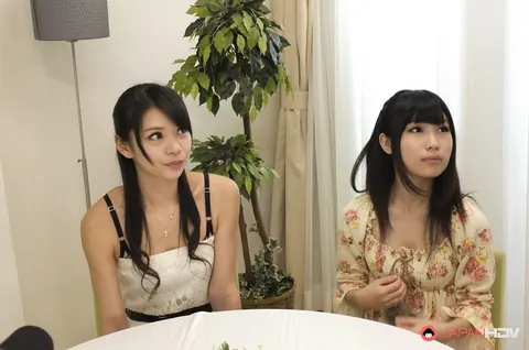 Akubi Yumemi: Two Thick Japanese Brunettes Get Fingered in Panties – photo 1 of 15