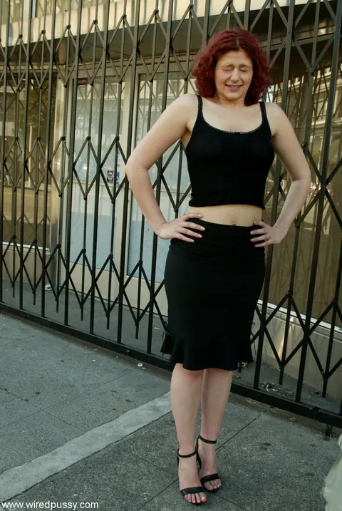 Venus May: Tall Redhead Submits to Outdoor Lesbian BDSM – photo 20 of 20