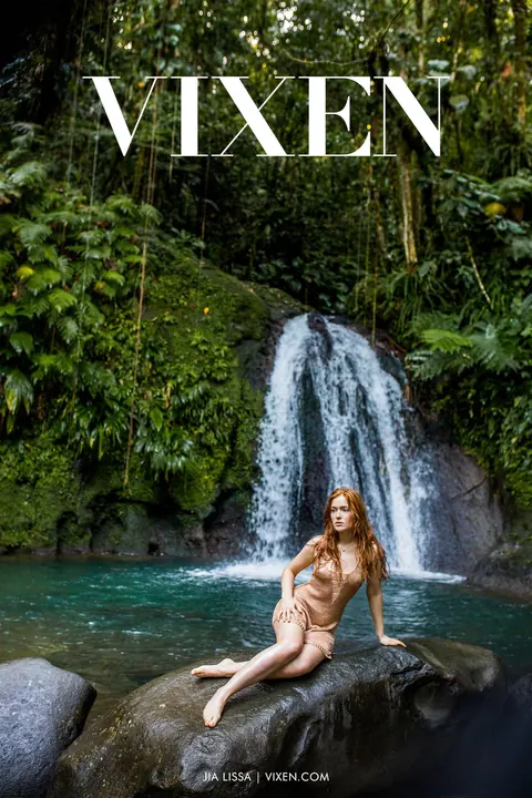 Jia Lissa & Ellie Leen: European Brunette and Redhead Share a Cock Outdoors – photo 2 of 20