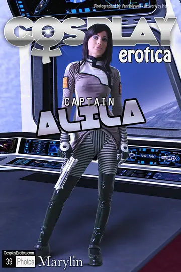 Busty Brunette Masturbates with a Dildo in Cosplay Costume