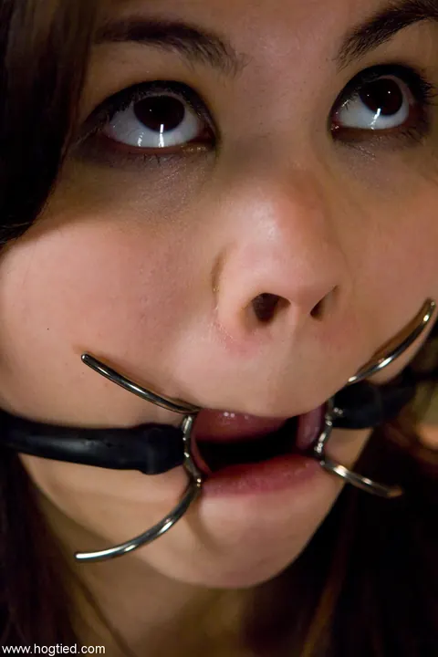 Mai Ly: Busty Asian Brunette Bound and Ball-Gagged in Bondage – photo 2 of 20