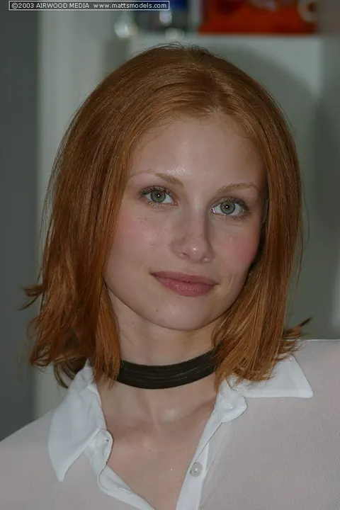 Pale Redhead with Big Tits Spreads Her Pussy on the Kitchen Counter – photo 1 of 16