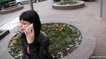 Russian Woman Gives a Blowjob Before Anal Doggy Style