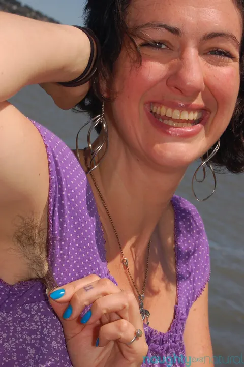 Sadie Lune: Tall Brunette Shows Her Big Tits and Hairy Pussy Outdoors – photo 3 of 20