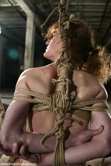 Redhead PAWG in Lesbian Bondage Gets Licked and Fingered