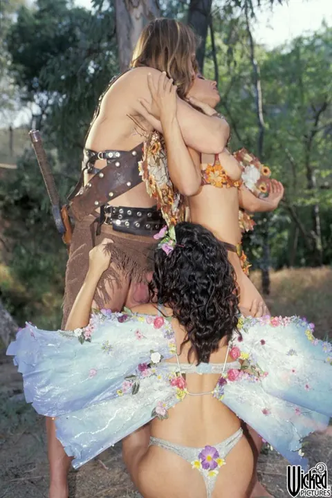 Gina Ryder: Two Curly Latina Babes in Lingerie Share a Cock in a Threesome – photo 9 of 20