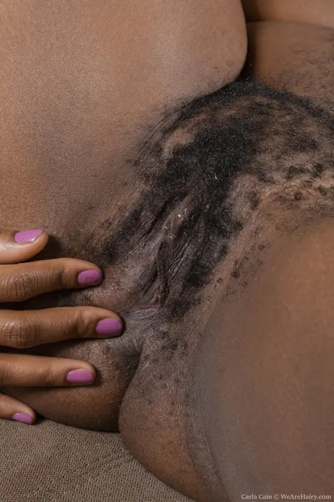 Carla Cain: Ebony MILF in a Dress Spreads Her Hairy Pussy – photo 19 of 20