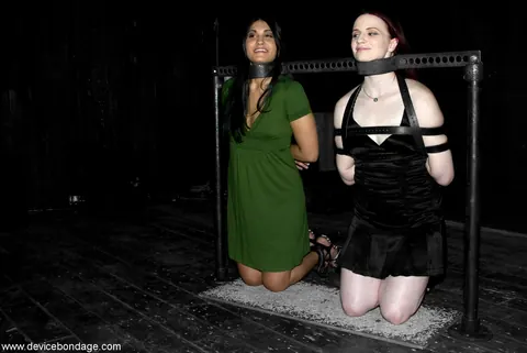 Claire Adams: Redhead MILF in a Dress and Heels Gets Bound – photo 13 of 20