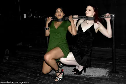 Claire Adams: Redhead MILF in a Dress and Heels Gets Bound – photo 7 of 20