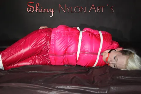 Thick Blonde Bound and Gagged in Restraints – photo 11 of 16
