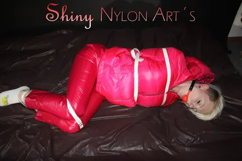 Thick Blonde Bound and Gagged in Restraints – photo 16 of 16