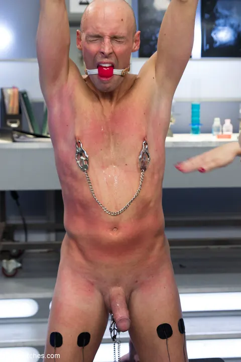 Cherry Torn: Busty Blonde MILF Dominates Older Sub with Bondage – photo 15 of 20