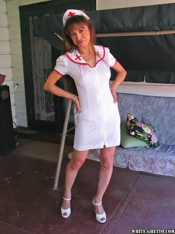Busty Asian MILF Nurse Takes Multiple Men in Group Sex