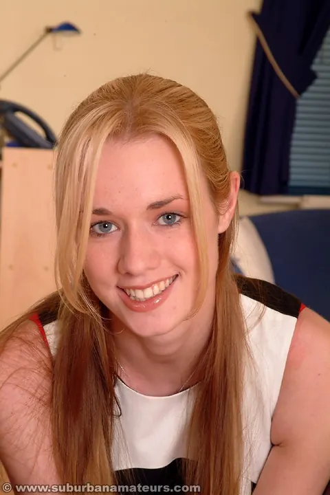 British Blonde Masturbates with a Dildo – photo 3 of 21