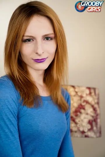 Slender Trans Woman Undresses and Poses Nude