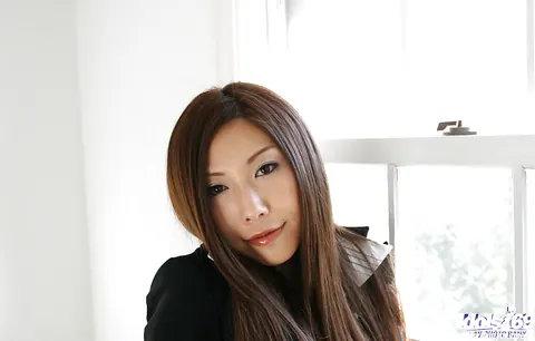 Seira Narumi: Japanese Brunette Strips Out of Her Jeans and Panties – photo 2 of 15