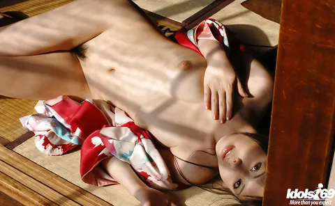 Ai Takeuchi: Asian Brunette with Big Tits Poses Nude and Flashes Her Puffy Nipples – photo 3 of 16