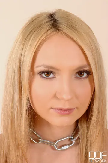 Nataly Von – Slim Blonde Russian Dominates in a Latex Skirt for Lesbian BDSM