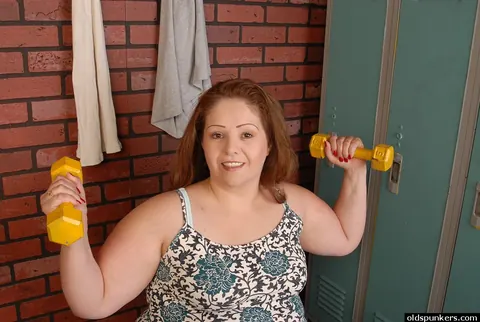 Mature BBW Undresses and Pulls Panties Aside to Spread Her Pussy – photo 2 of 16