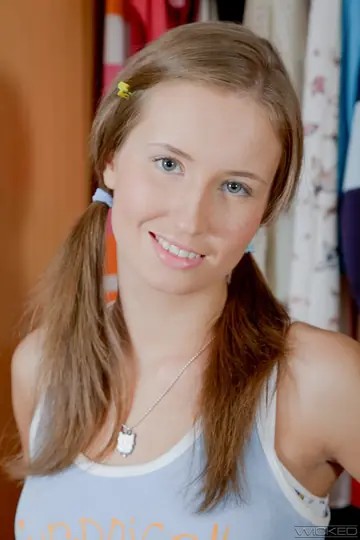 Russian PAWG Redhead in Pigtails Gives a Blowjob Before Sex
