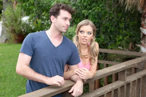 Trisha Parks: Curly Blonde Kisses Her Partner and Gets Fucked Outdoors – photo 9 of 17