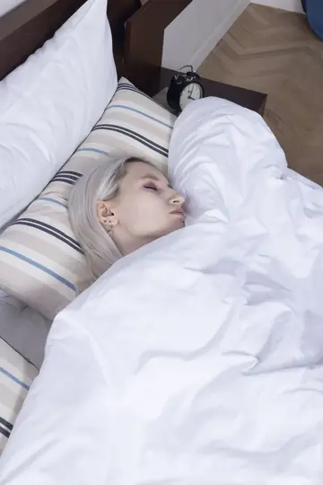 Slim Russian Blonde Plays with a Dildo on Her Hairy Pussy