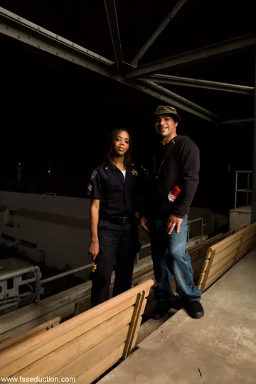 Ebony Trans Woman Commands in Her Uniform